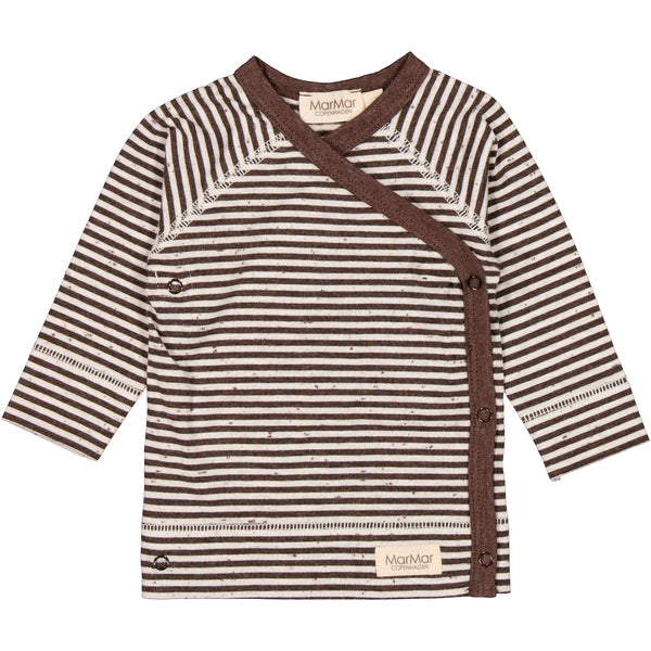 MarMar - t-shirt tut wrap - deep choco stripe