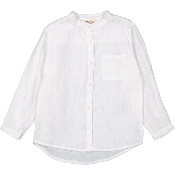 MarMar - theodor linen hemd - white