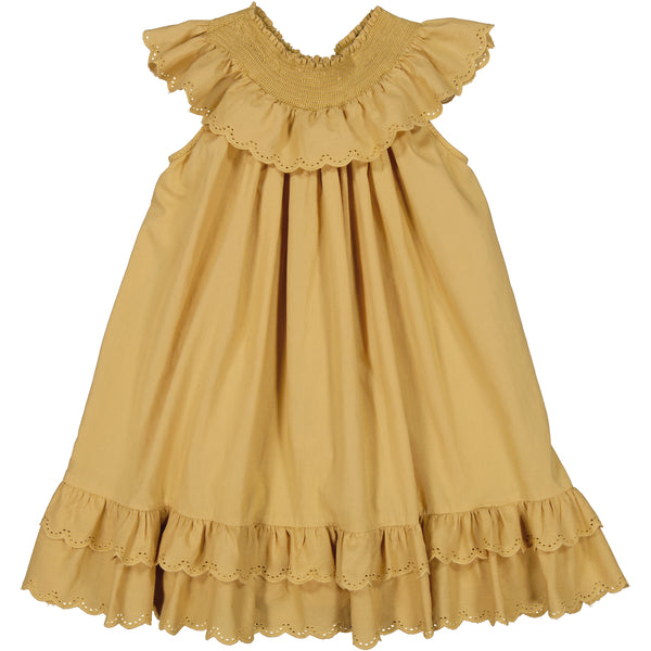 MarMar druse frill dress dijon