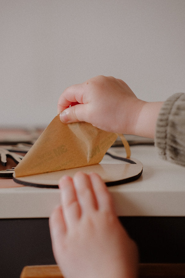 Juuniek - houten lijnportret