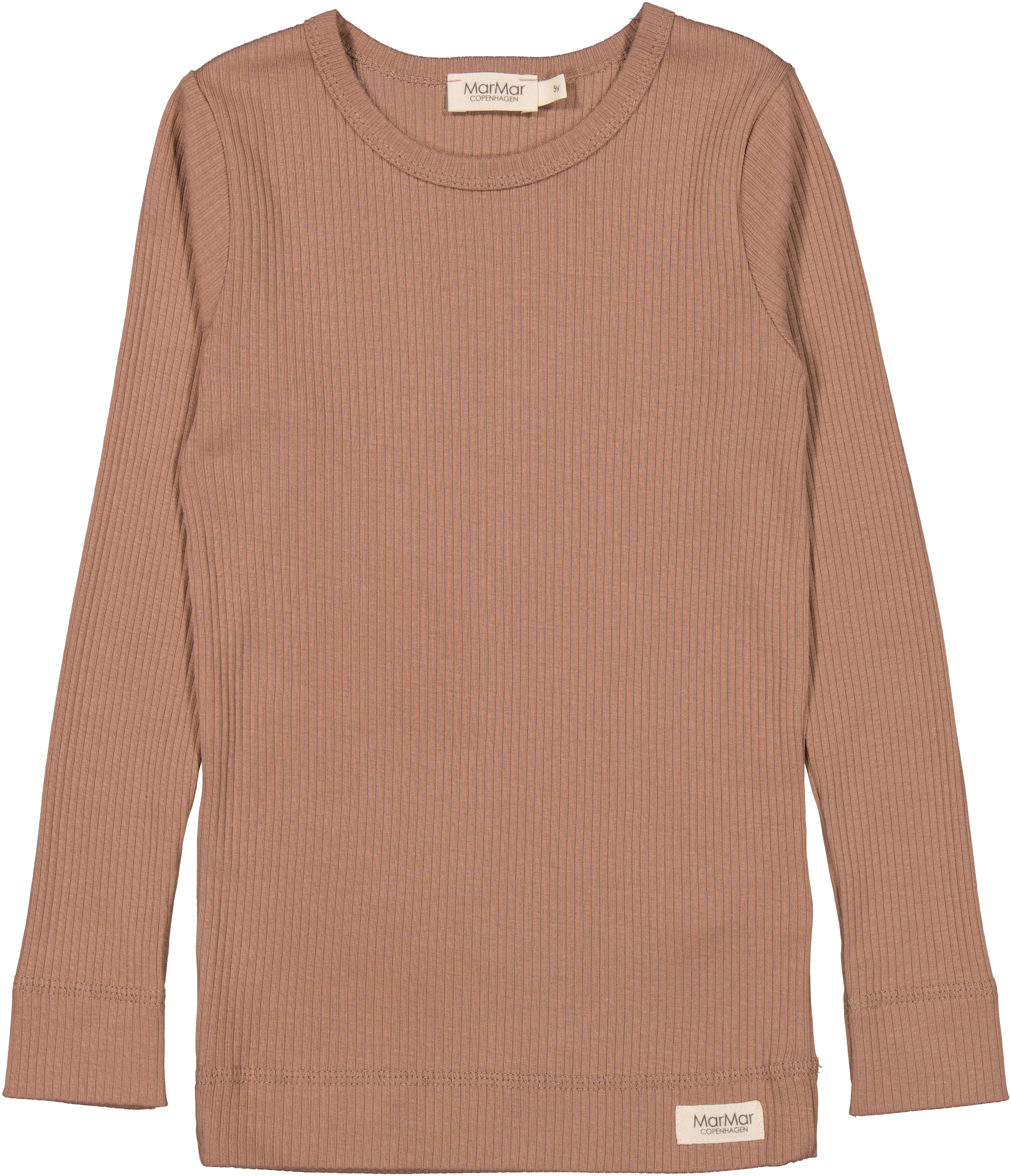 MarMar - plain tee modal shirt - powder taupe