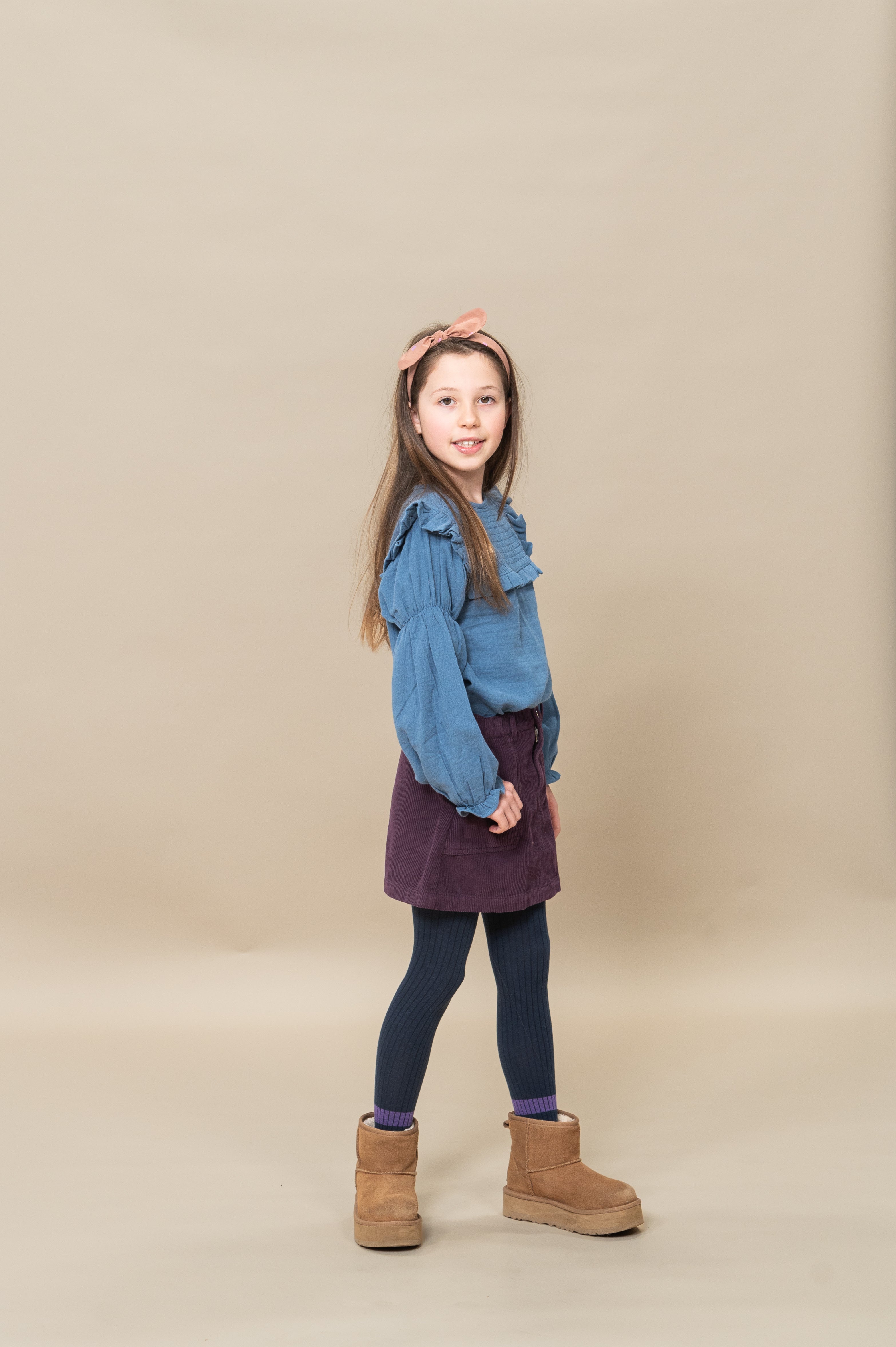 Petit Blush - cargo skirt - plum perfect