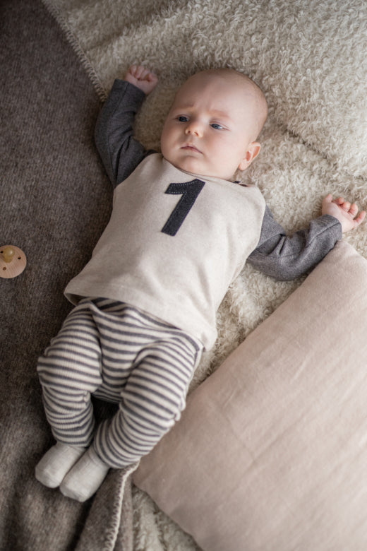 1+ in the family - legging eusebi - oatmeal