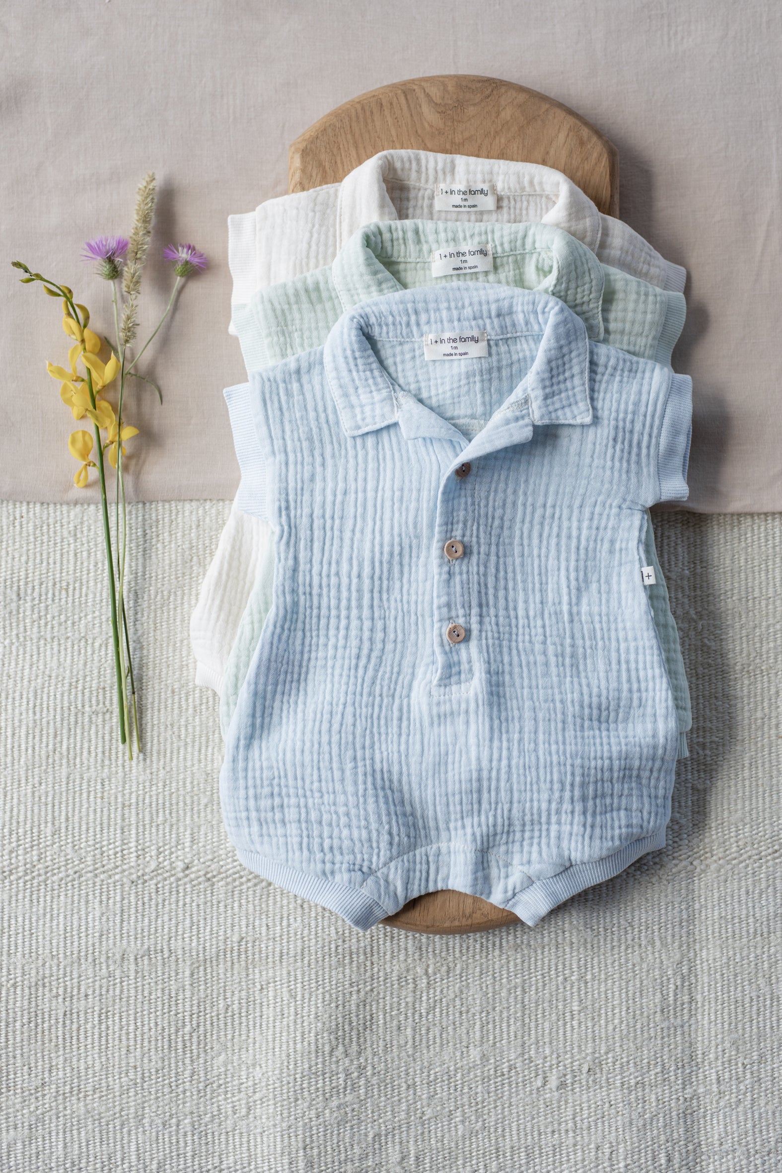 1+ in the family - jumpsuit vittorio - misty blue