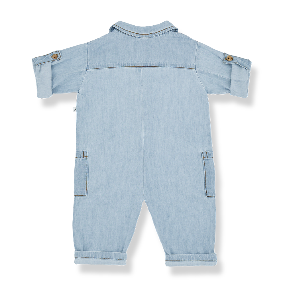 1+ in the family - jumpsuit massimo - denim