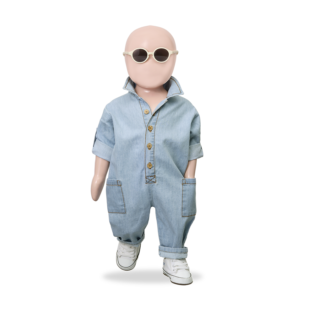 1+ in the family - jumpsuit massimo - denim