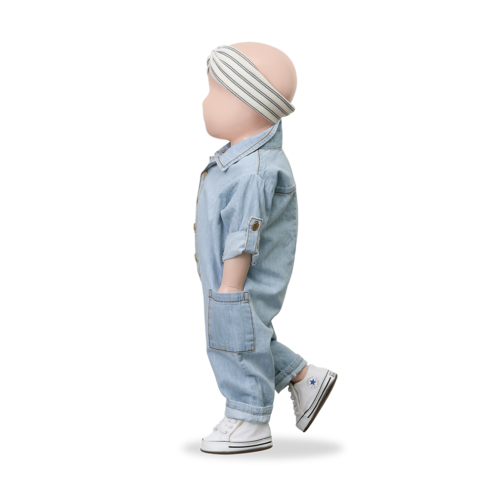 1+ in the family - jumpsuit massimo - denim