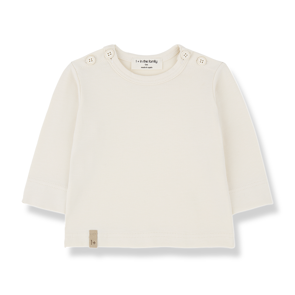1+ in the family - longsleeve noelle - ecru