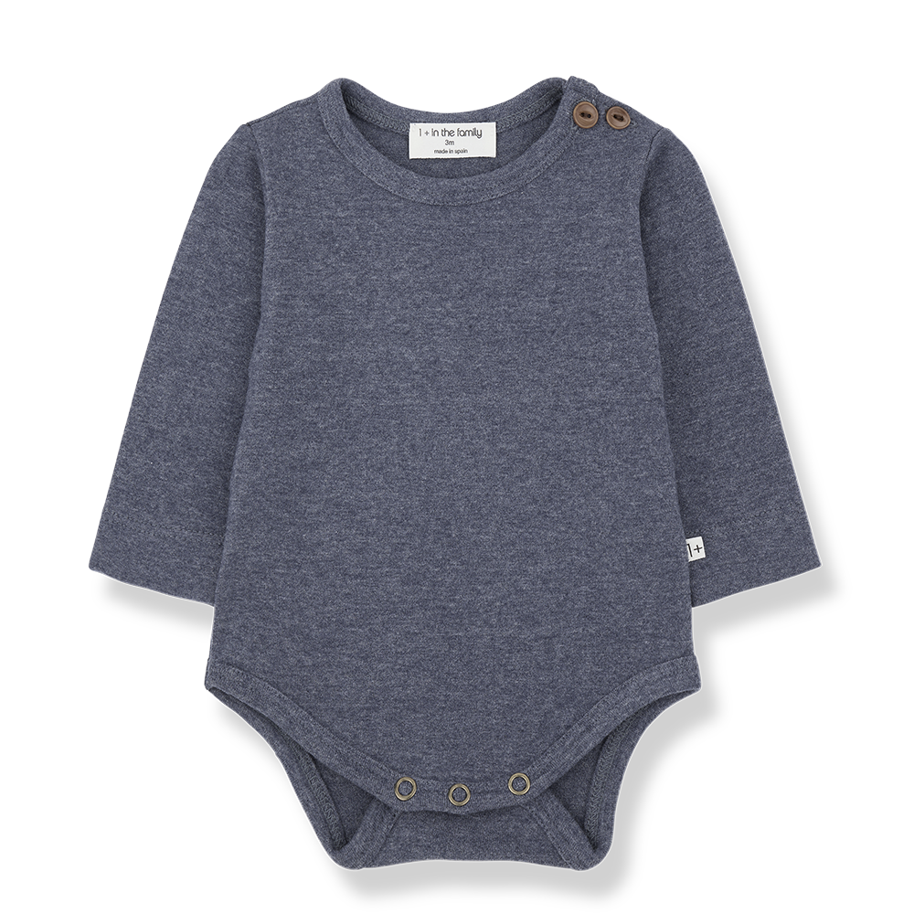 1+ in the family - romper enric - denim