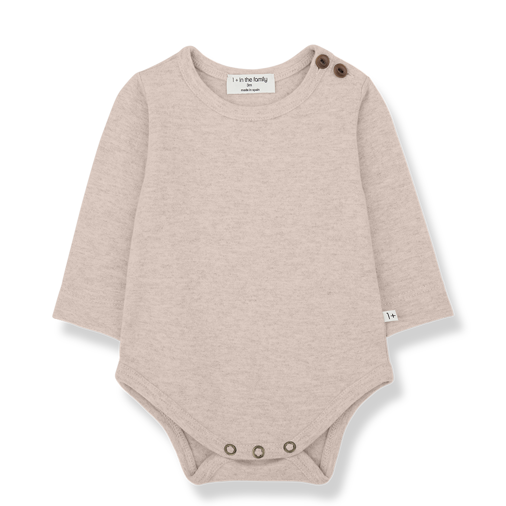 1+ in the family - romper enric - nude