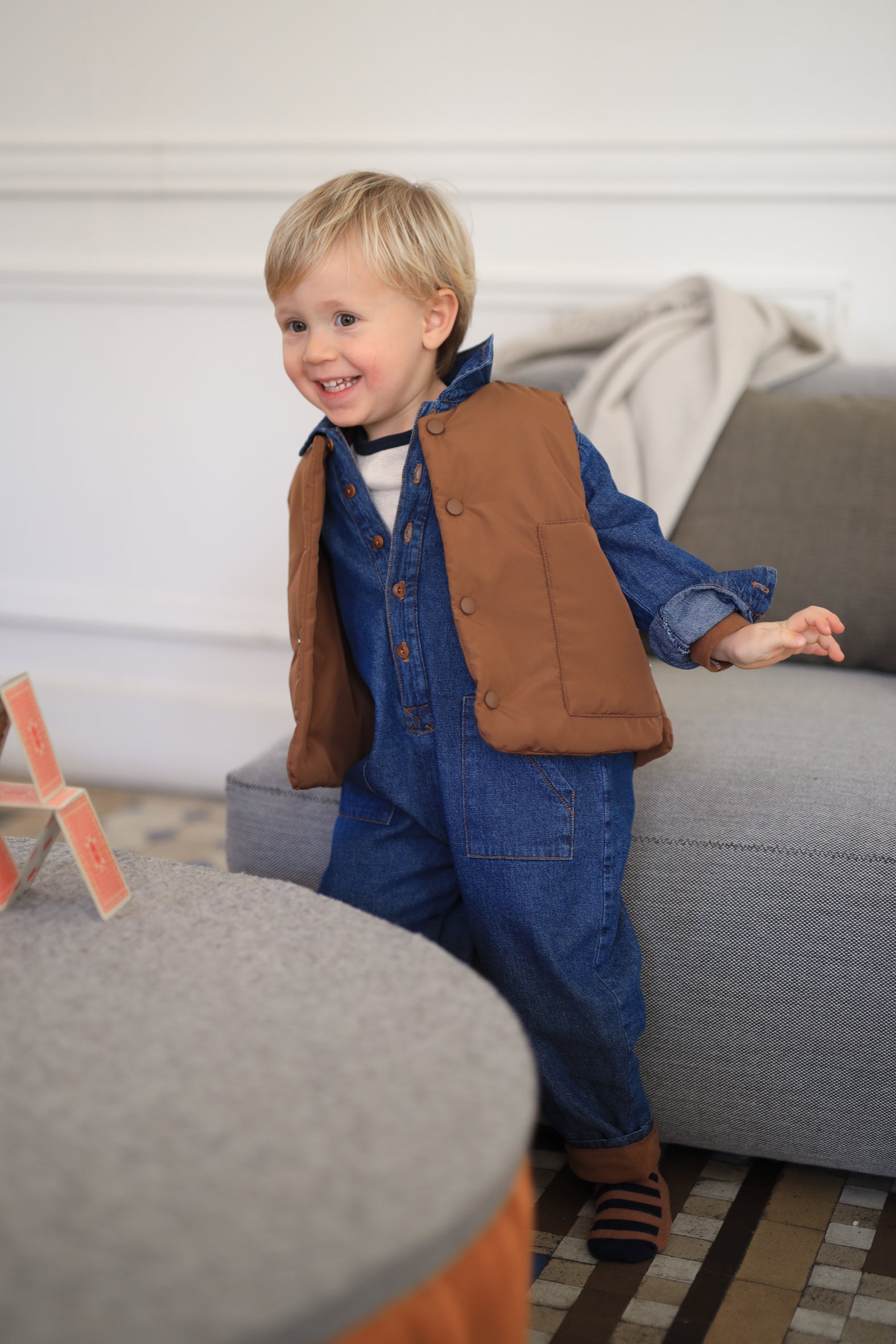 1+ in the family - broek vitus - denim