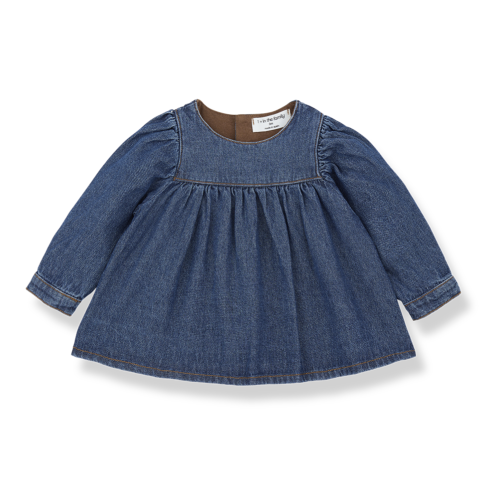1+ in the family - longsleeve alaior - denim