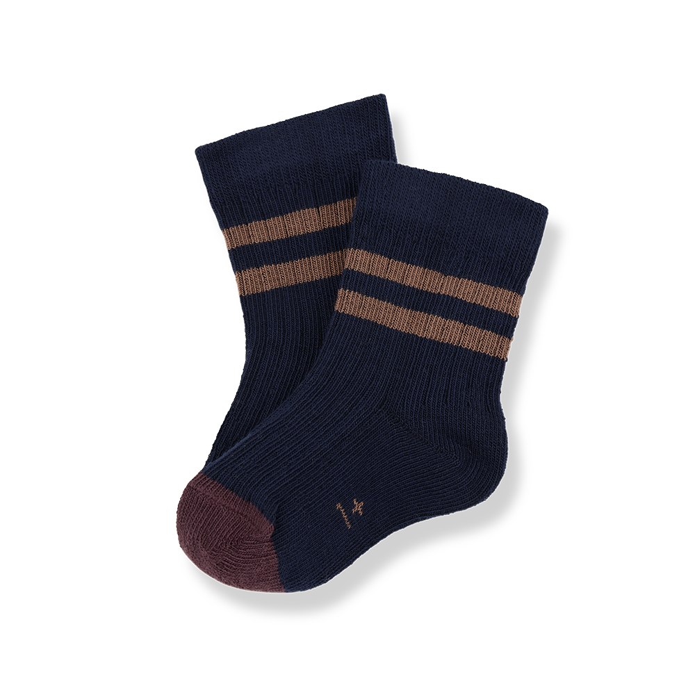 1+ in the family - socks soren - dark blue