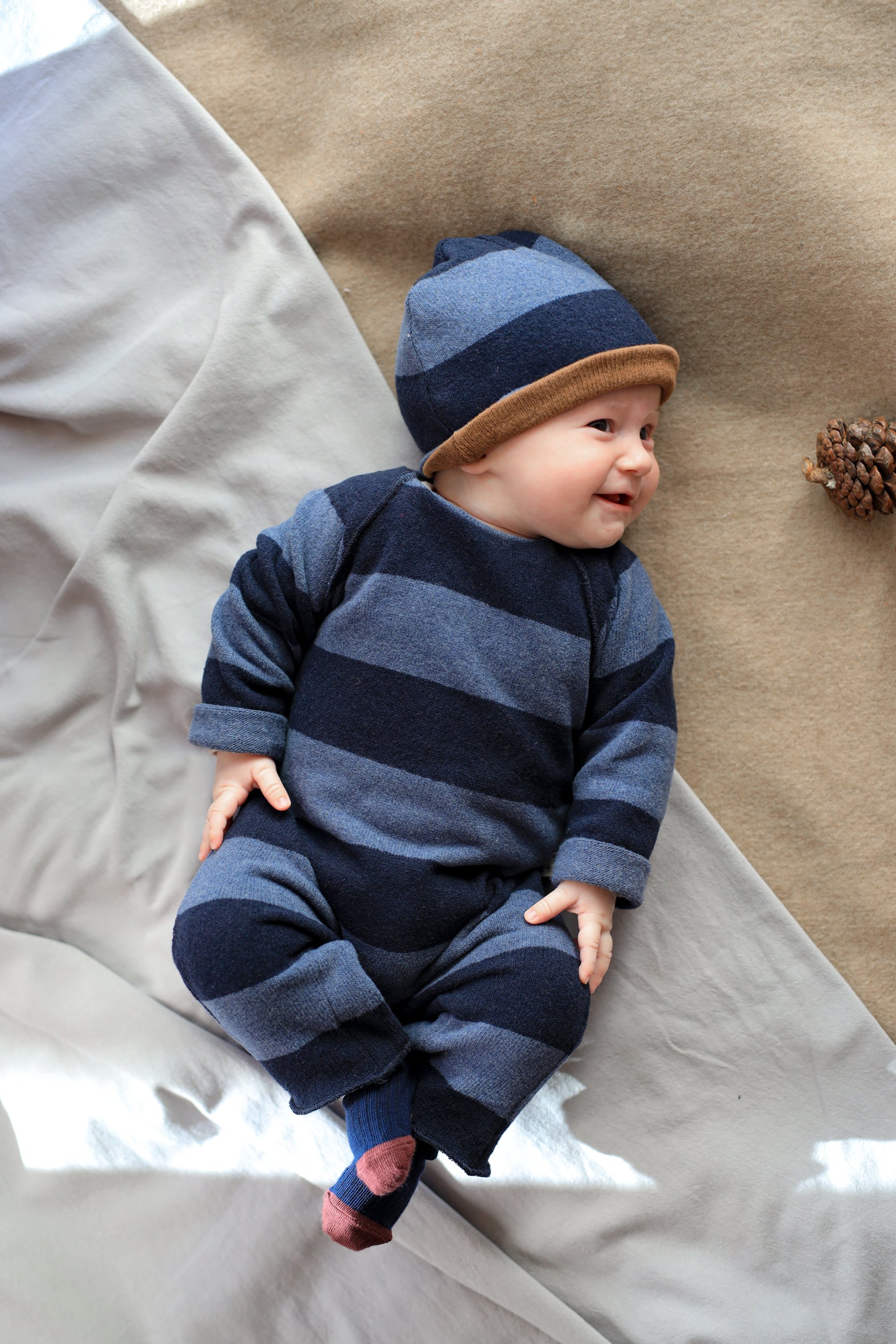 1+ in the family - socks soren - dark blue