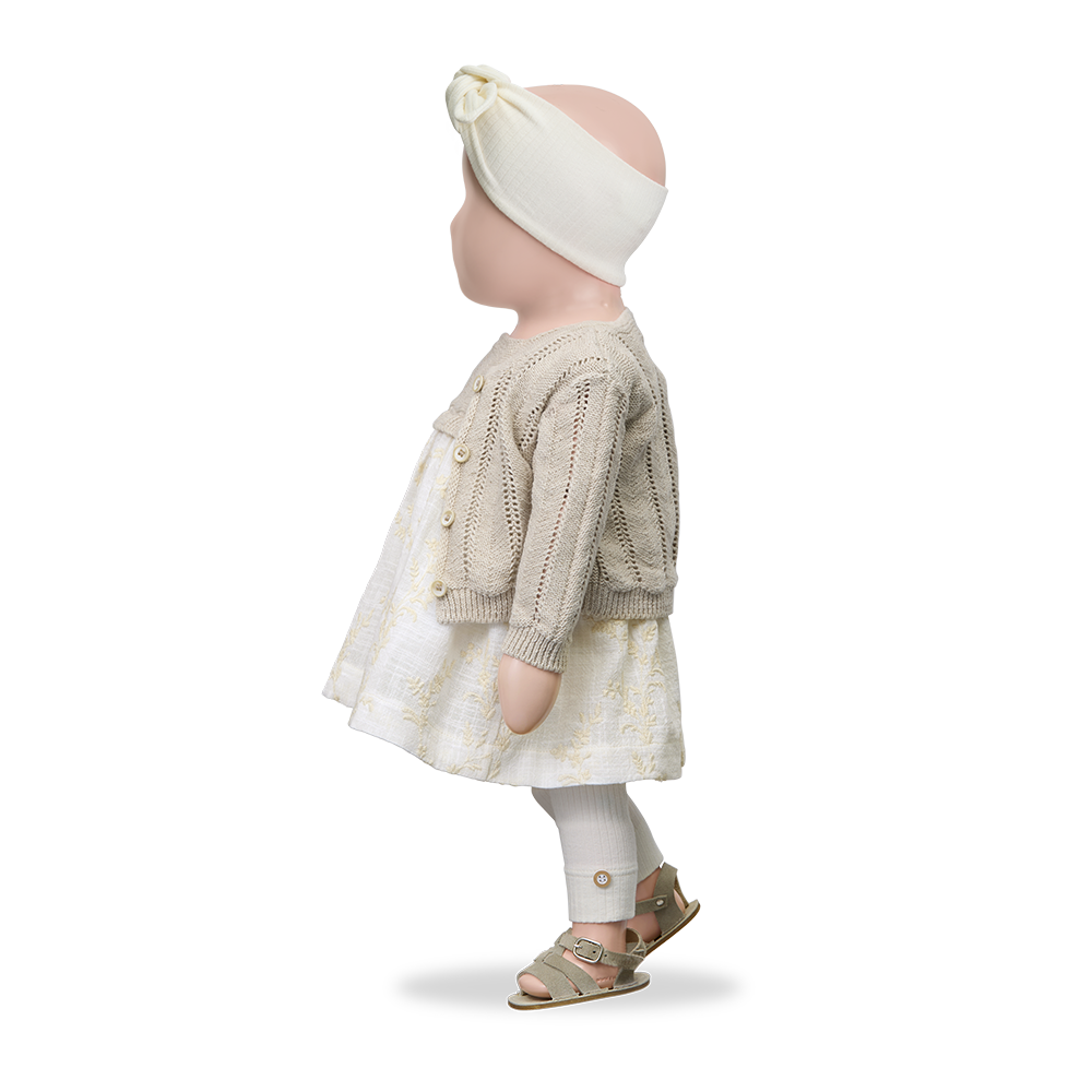1+ in the family - saona dress - ecru