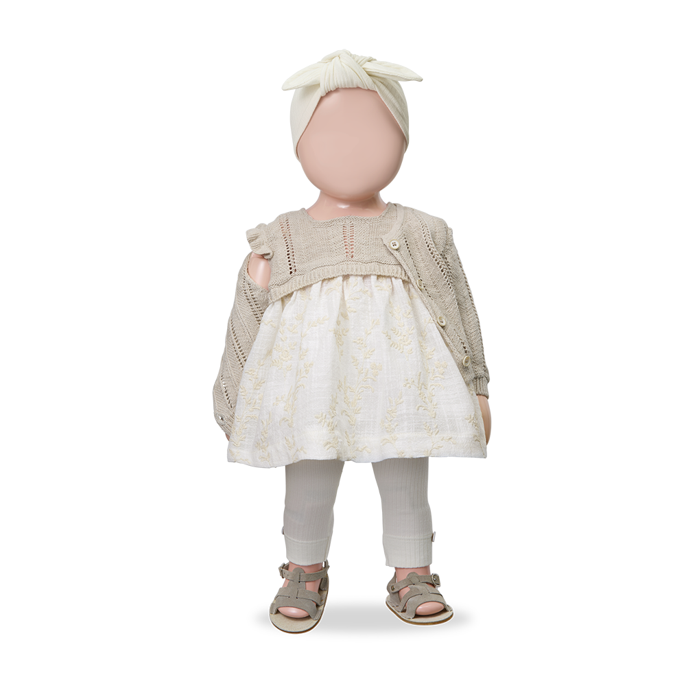 1+ in the family - xelida vestje - beige