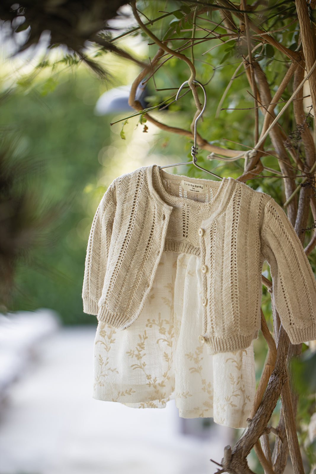 1+ in the family - xelida vestje - beige