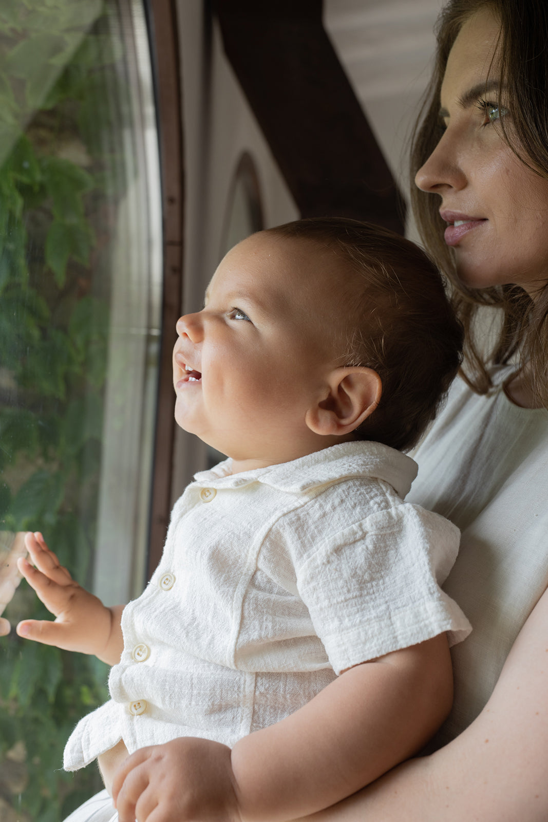 1+ in the family - jafre hemd - off white