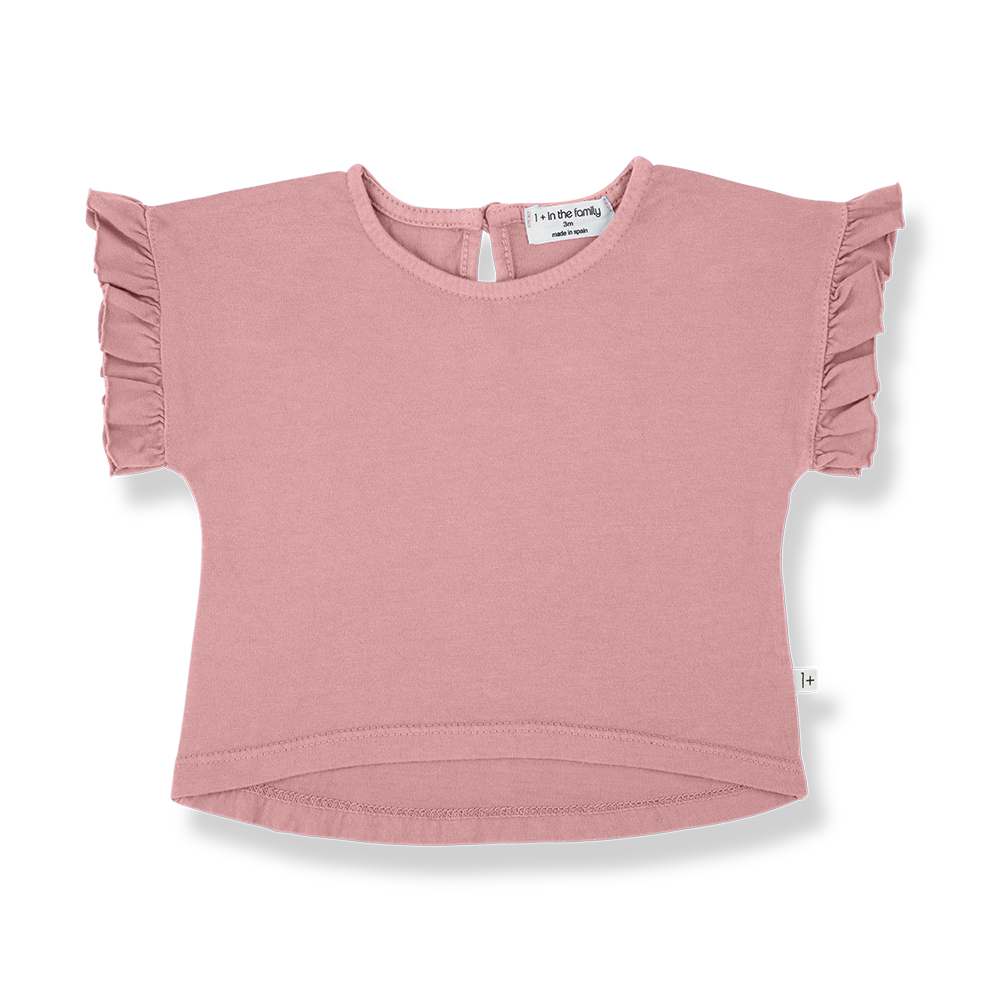 1+ in the family - campanet t-shirt - strawberry