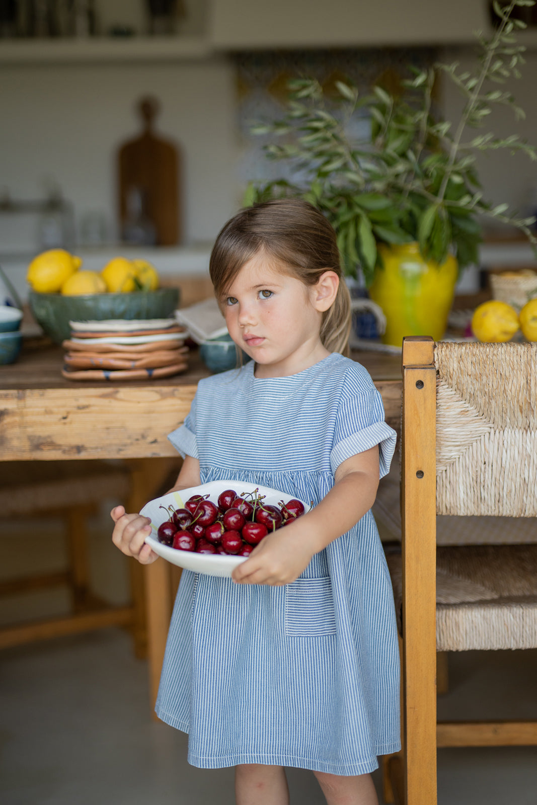 1+ in the family - margalida jurk - denim