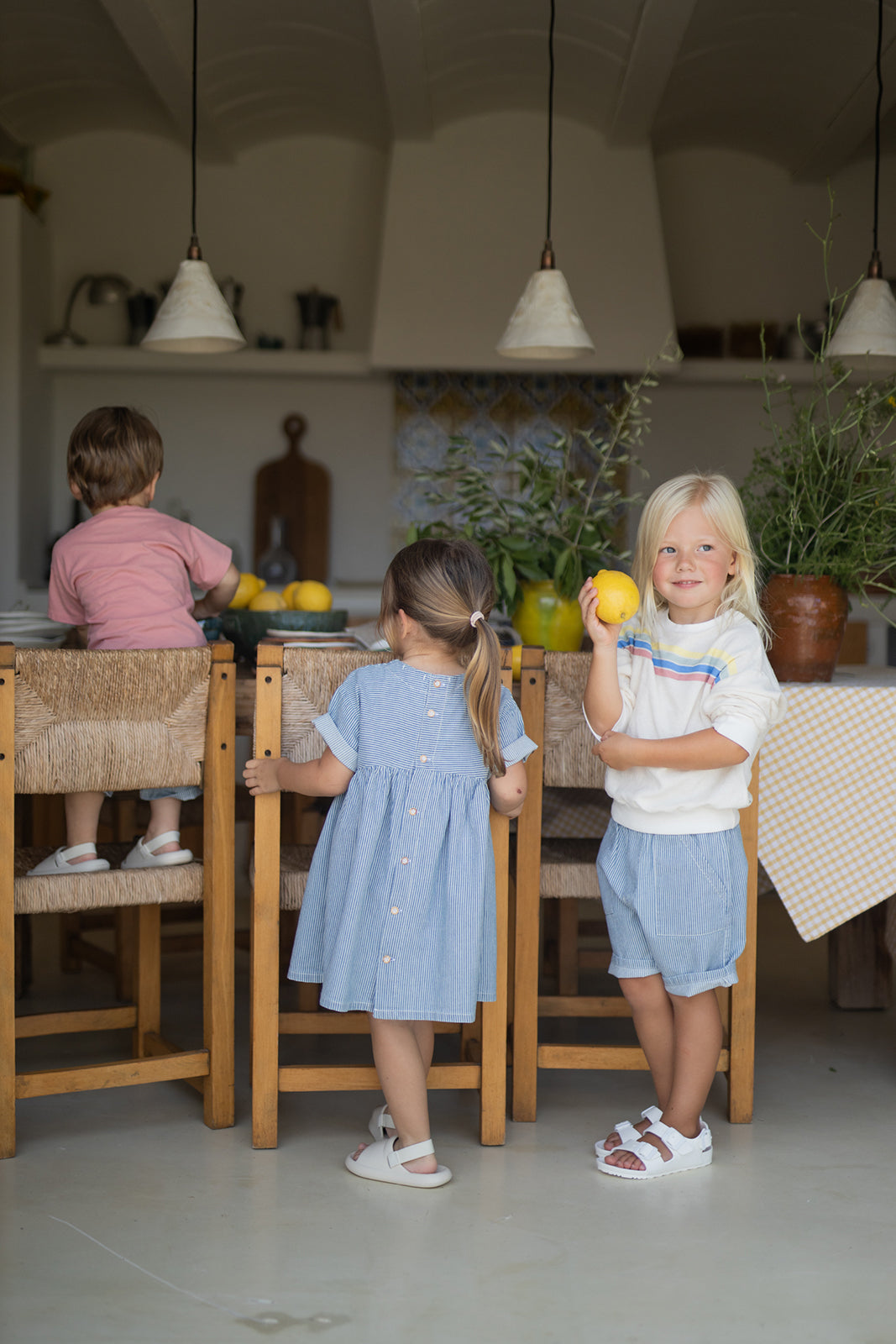 1+ in the family - margalida jurk - denim