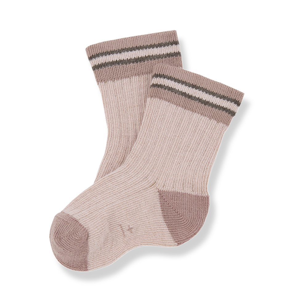 1+ in the family - sicilia socks - nude