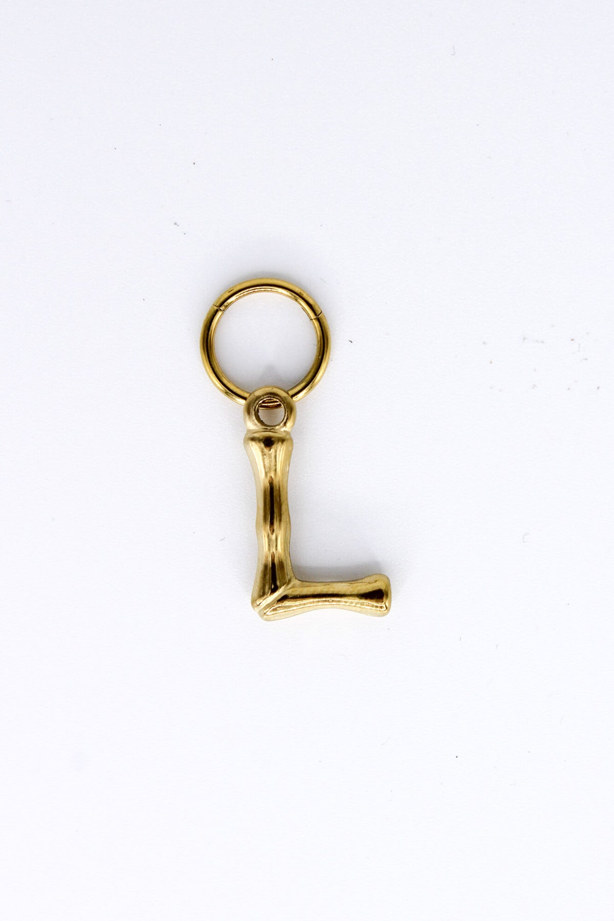 Label Kiki - letter L big charm gold