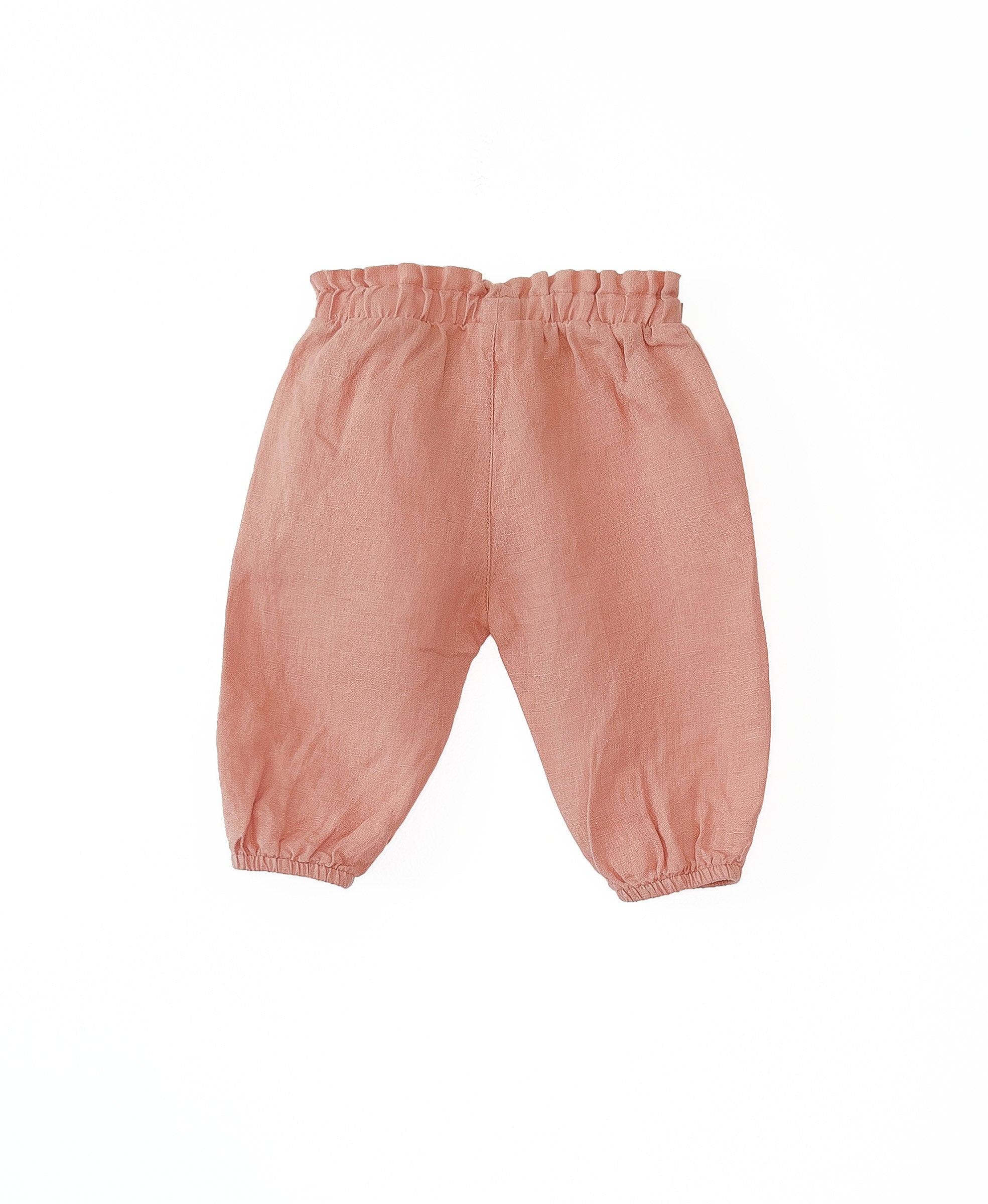 Play Up - linen trousers - coral