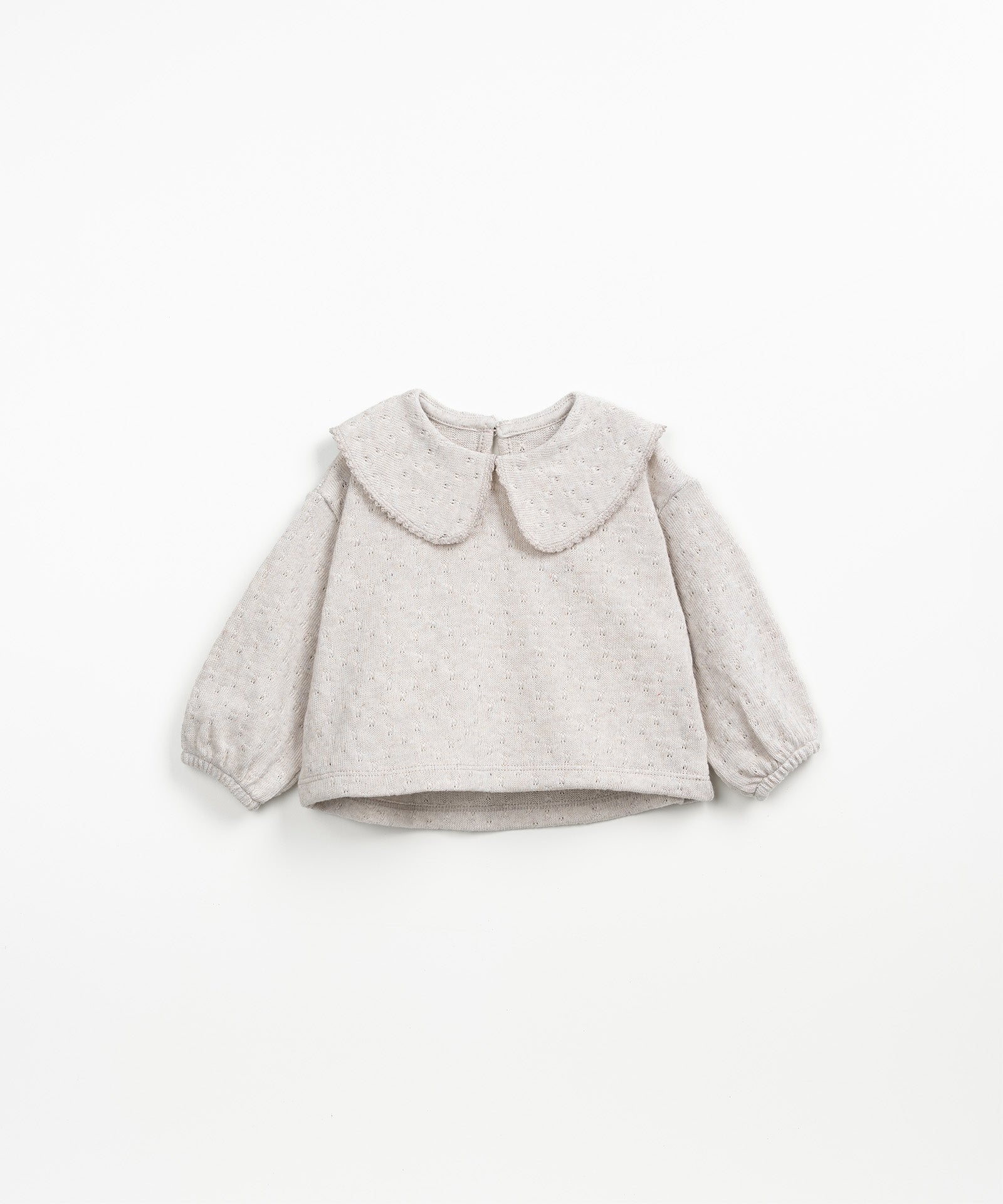 Play Up - embellished jersey sweater - grés