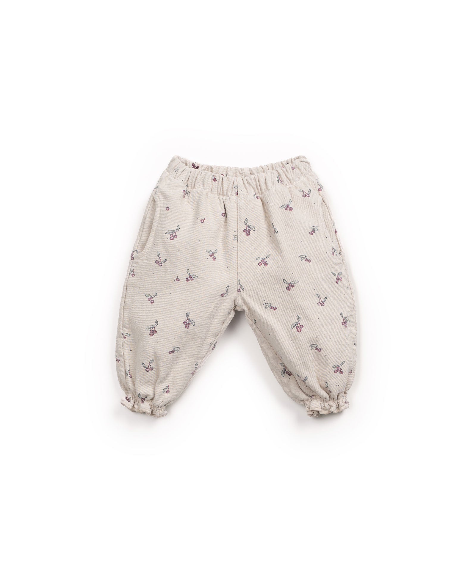 Play Up - printed twill trousers - tones