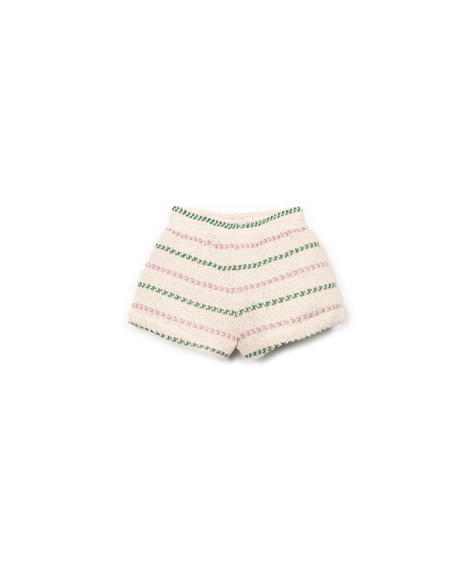 Play Up - striped jersey shorts - sculpture