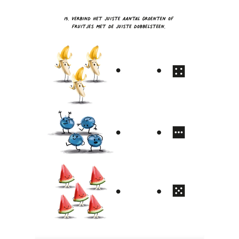 Höngry - boek - mimi watermeloen kleur & doeboek met stickers
