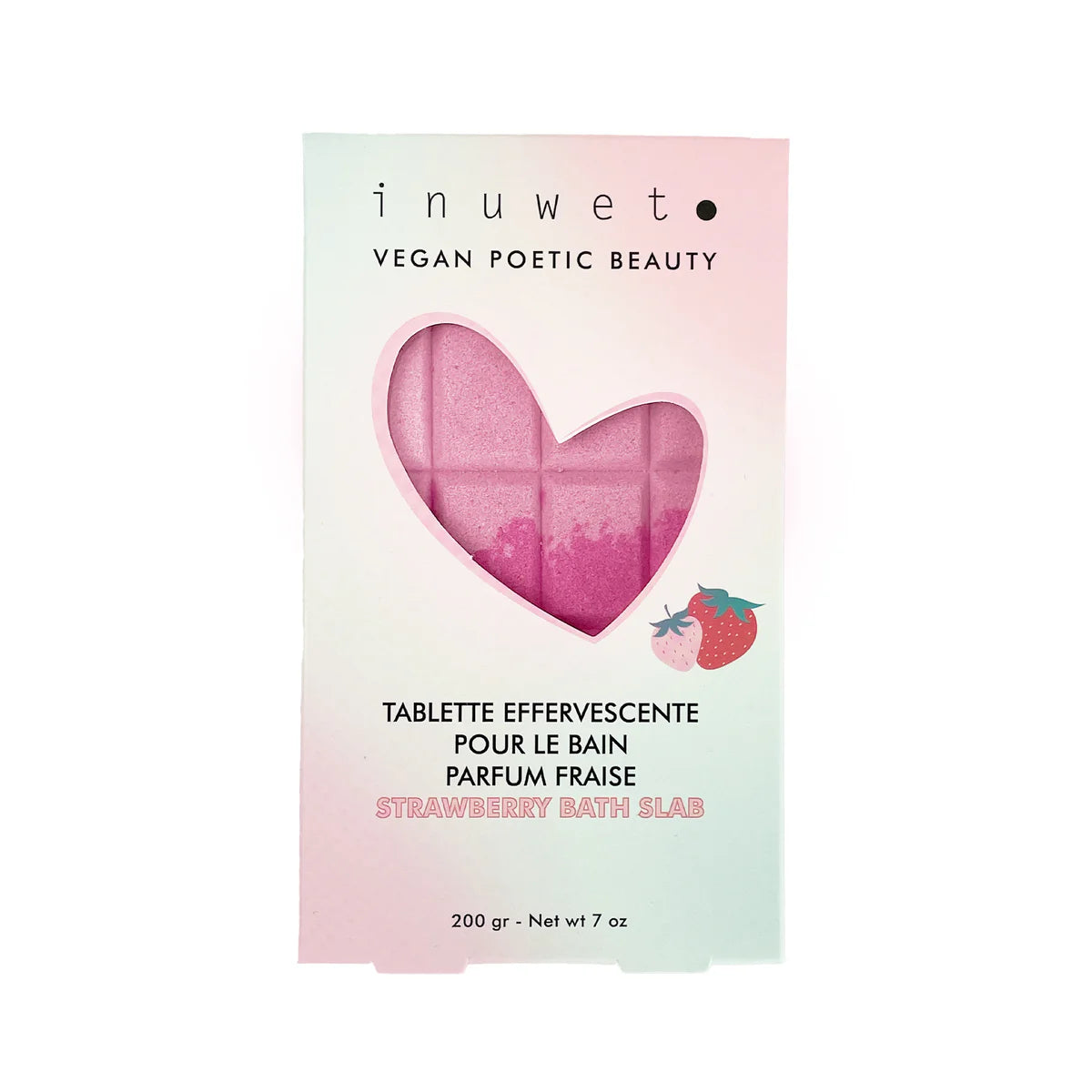 Inuwet - bad bruistabletten - strawberry