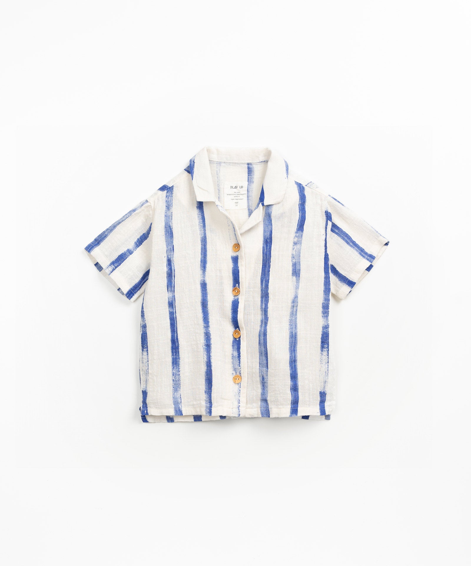 Play Up - printed woven shirt - grés risca telo