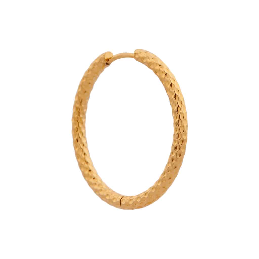 Label Kiki - hilly big hoop gold