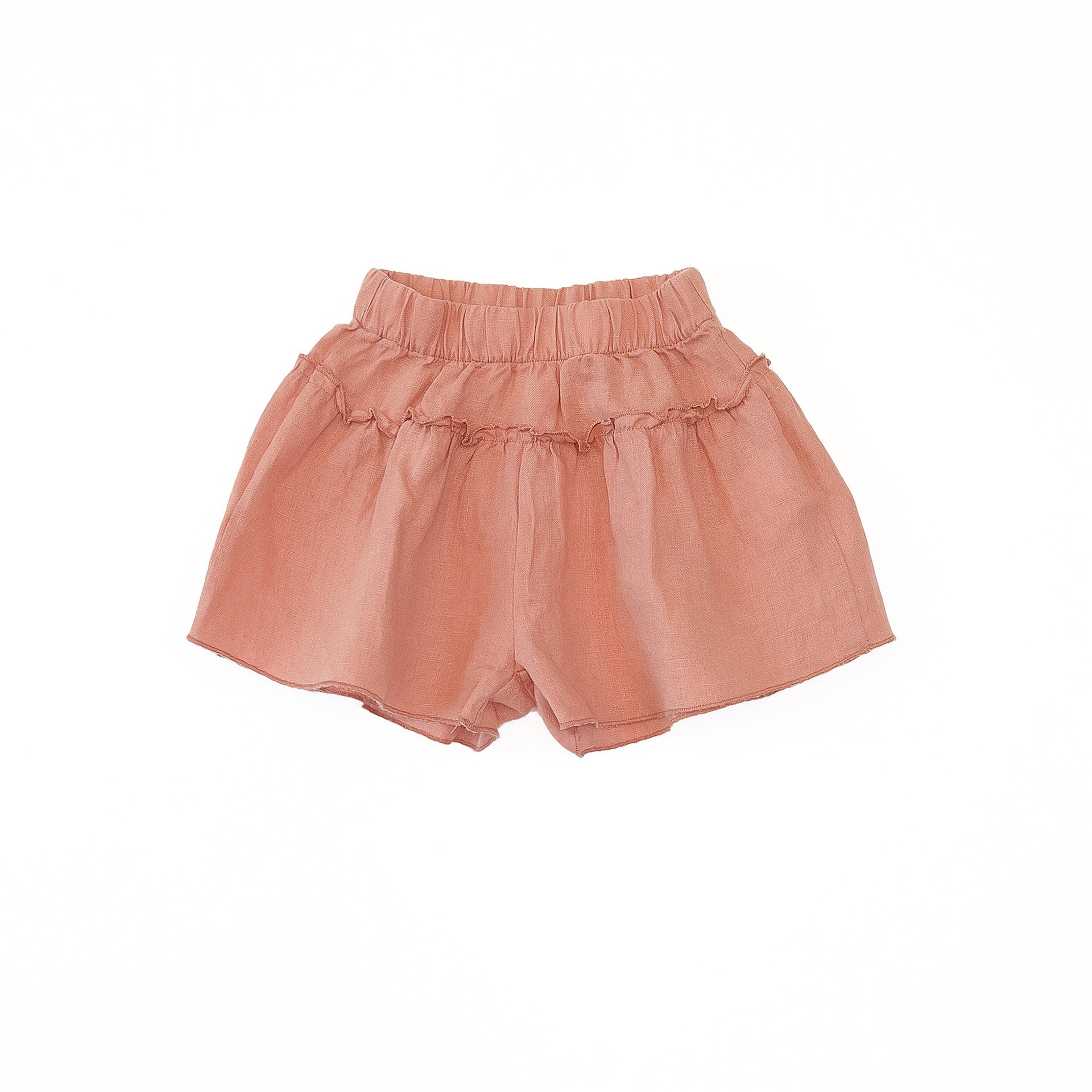Play Up - linen short - coral