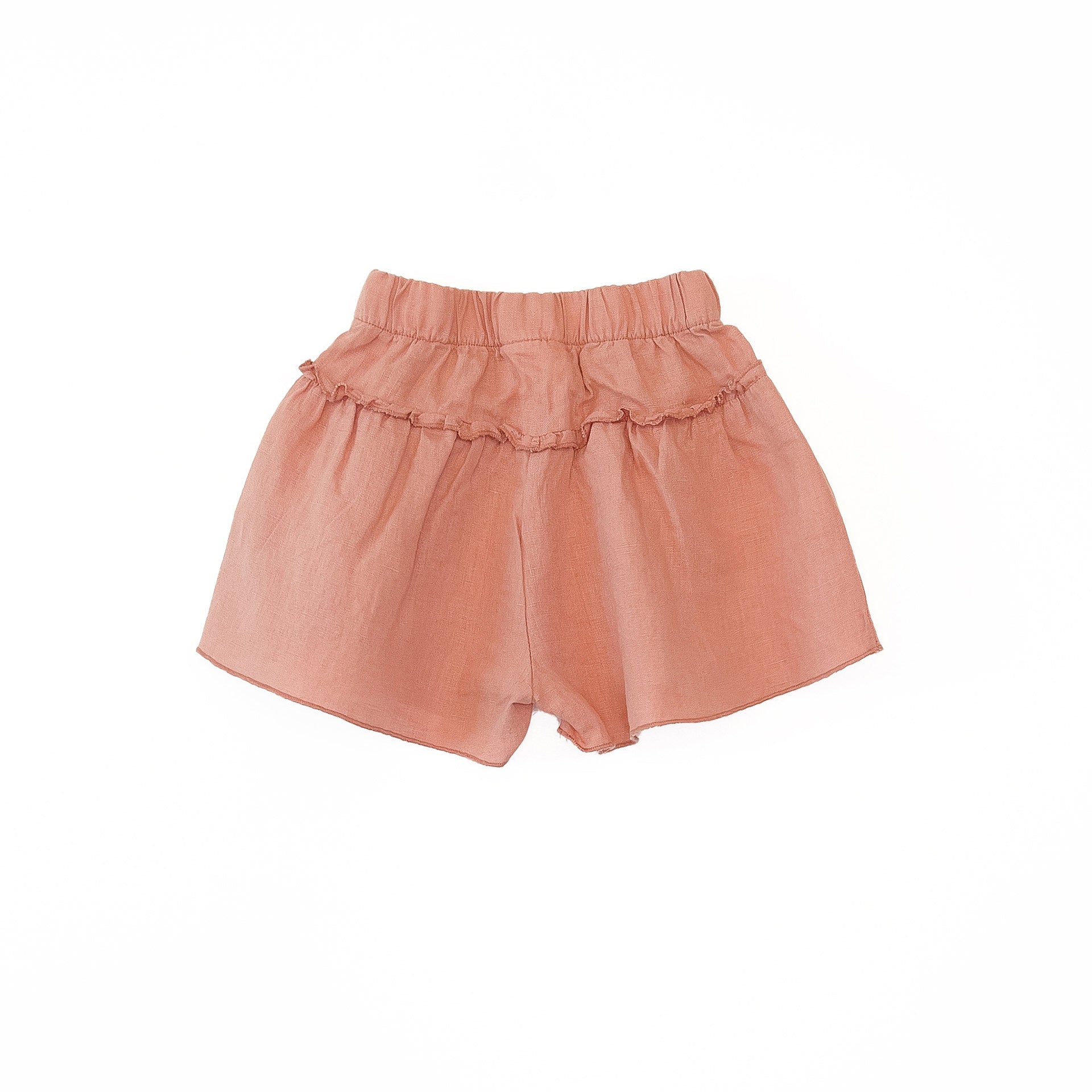Play Up - linen short - coral