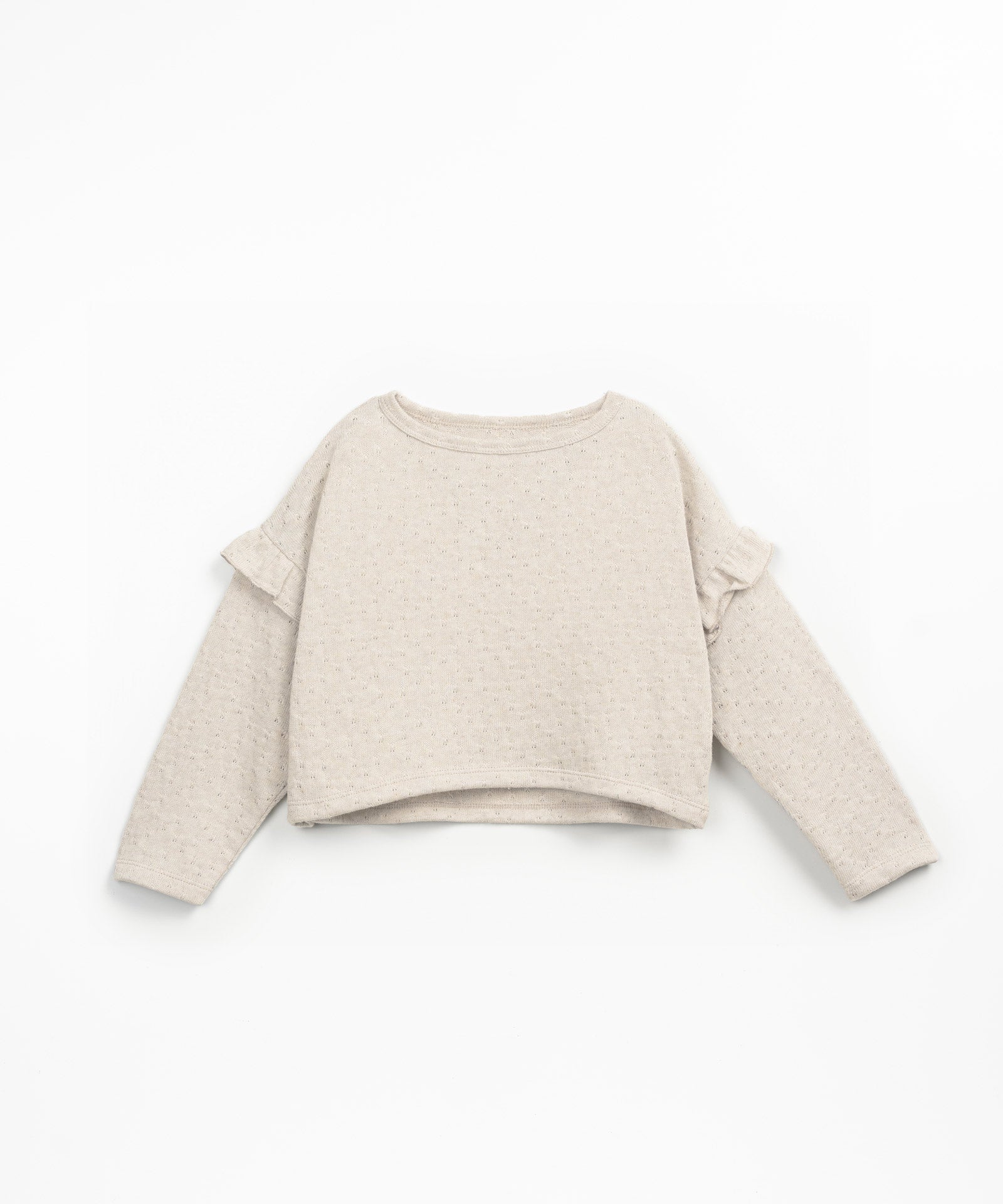 Play Up - embellished jersey sweater - grés