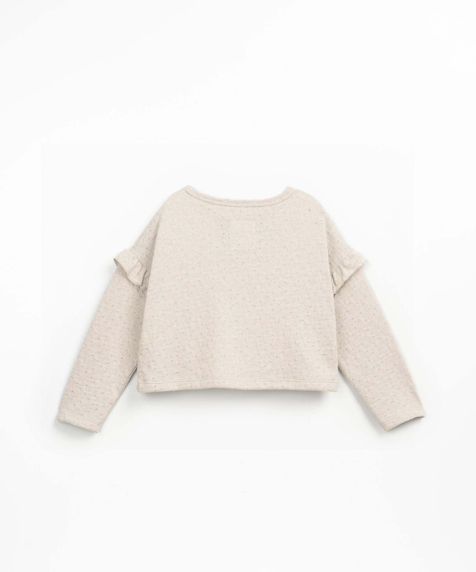 Play Up - embellished jersey sweater - grés