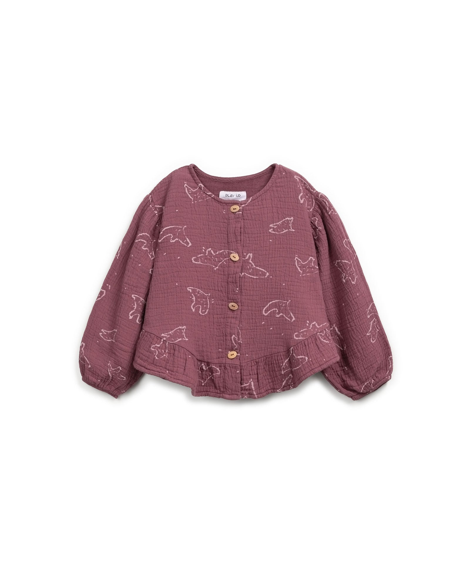 Play Up - printed woven shirt - amora
