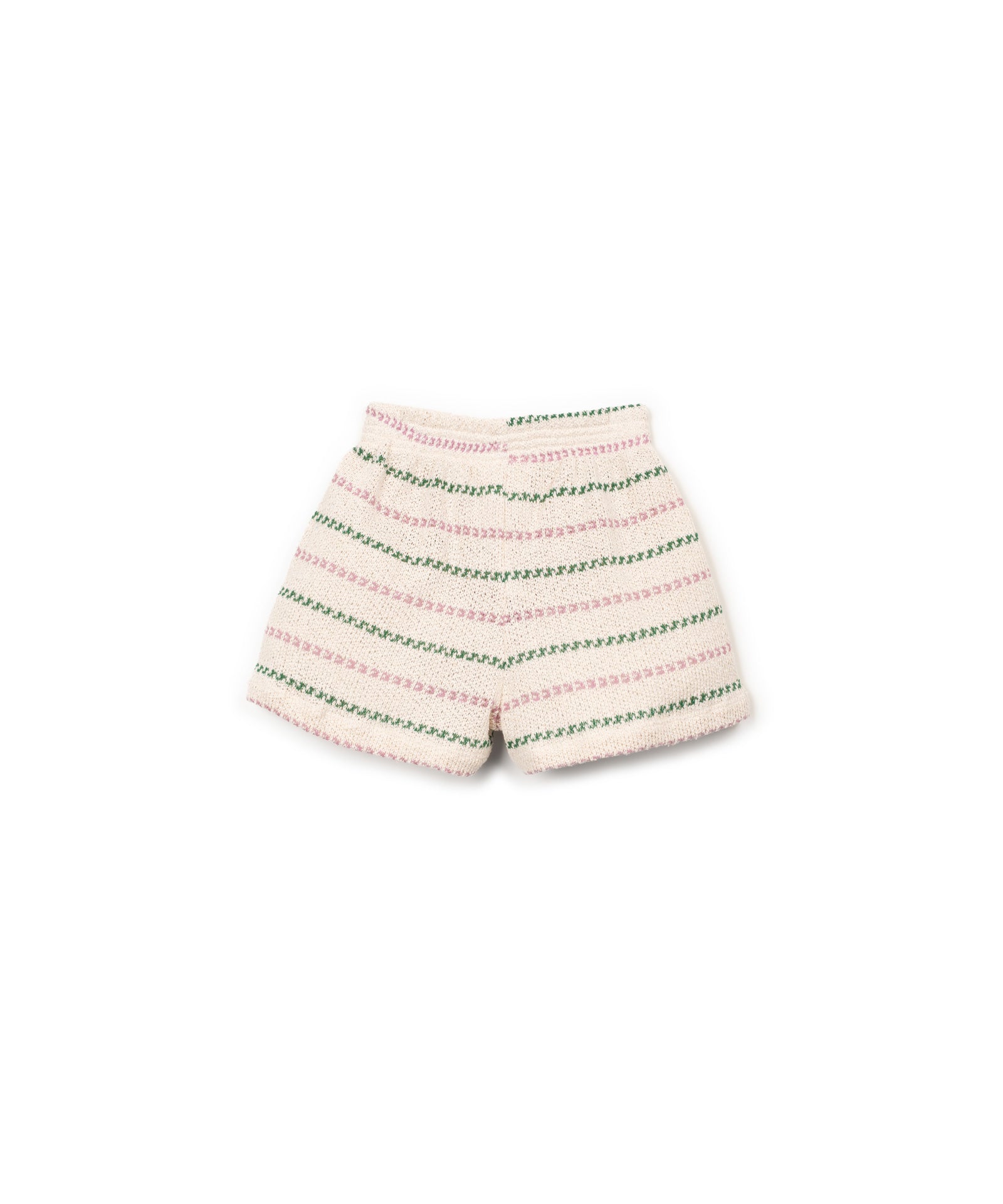 Play Up - striped jersey shorts - sculpture