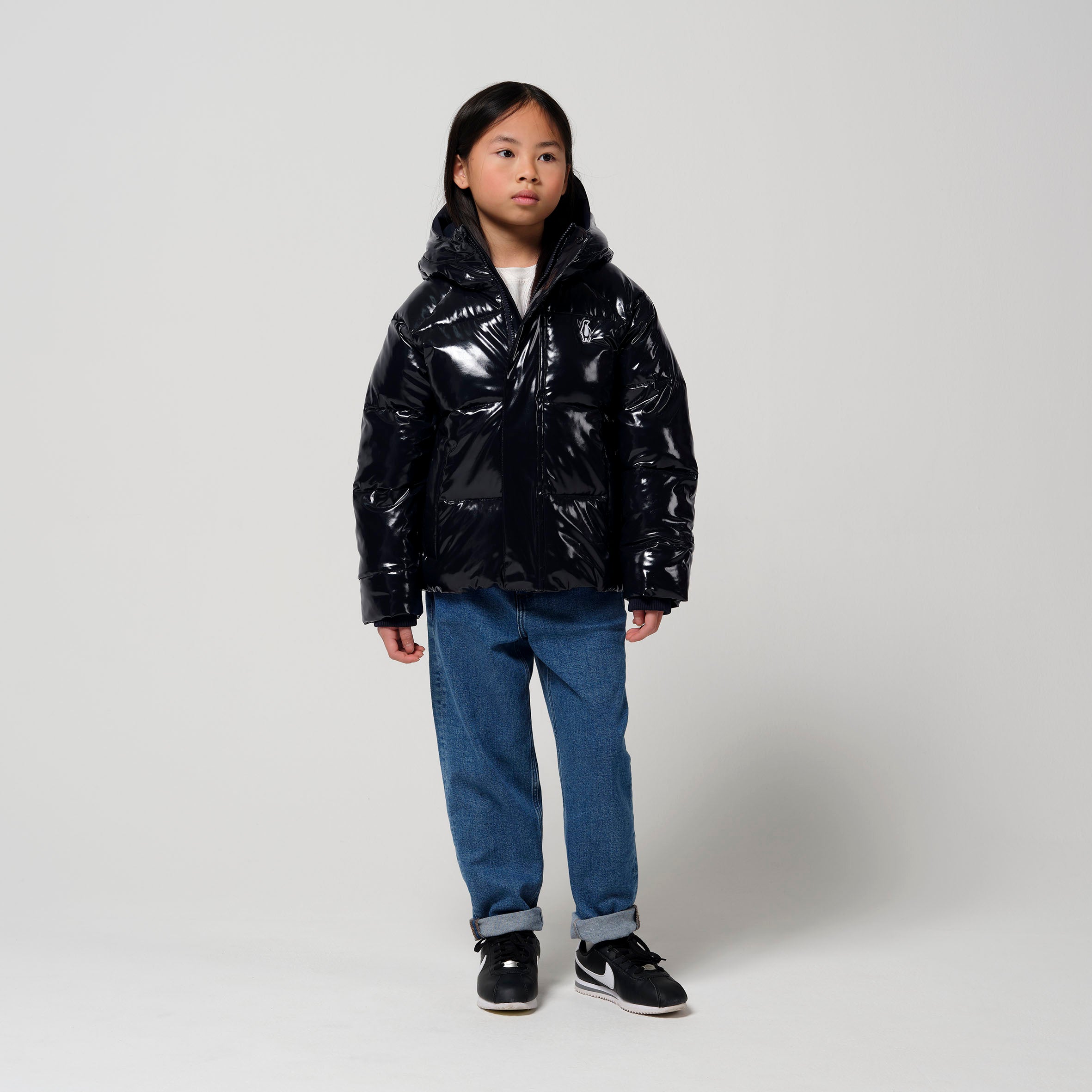 Gosoaky - winterjas flashy dragon - blue gloss