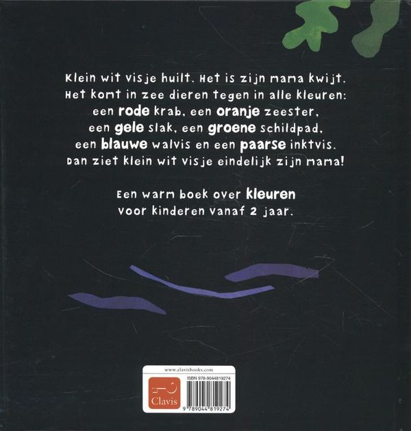 Clavis - boek - klein wit visje