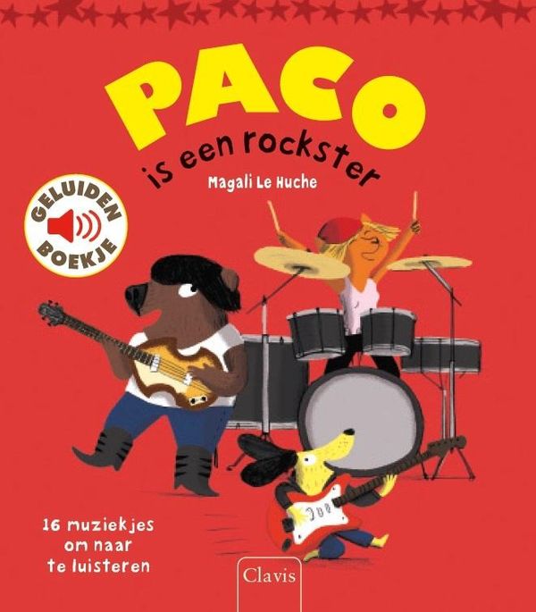 Clavis - geluidenboekje - paco is een rockster