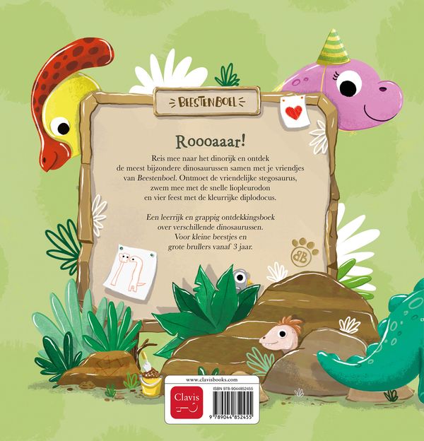 Clavis - boek - Dinosaurus!