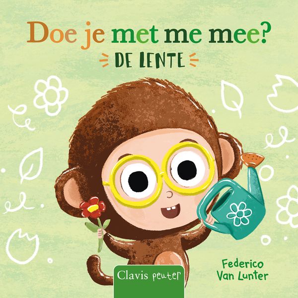 Clavis - kartonboekje - doe je met me mee? de lente