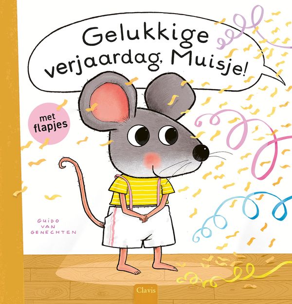 Clavis - boek - gelukkige verjaardag, muisje!