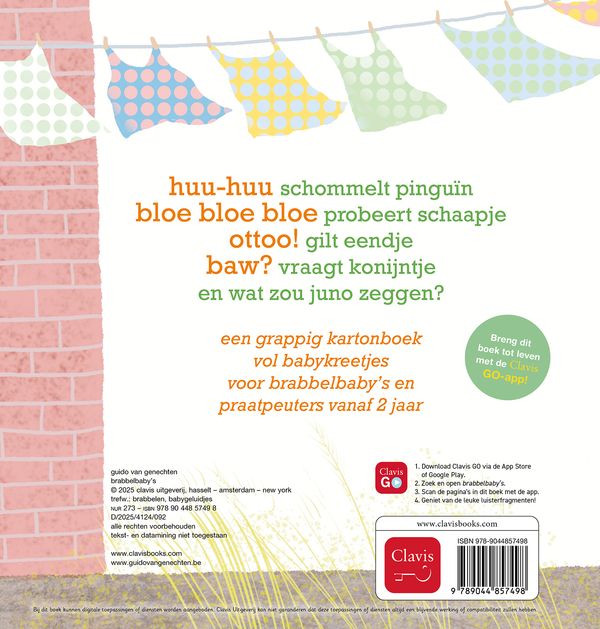 Clavis - kartonboekje - brabbelbaby's
