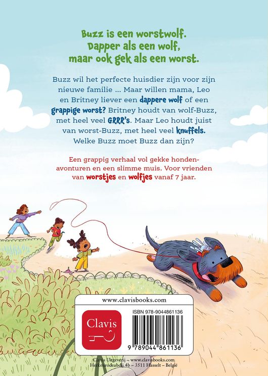 Clavis - leesboek - Buzz het worstwolfje
