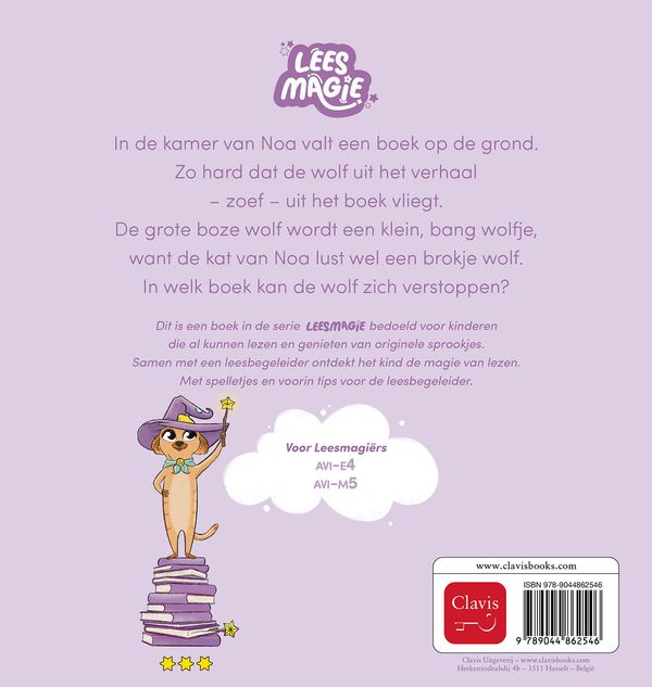 Clavis - leesboek - de wolf die uit het boek viel